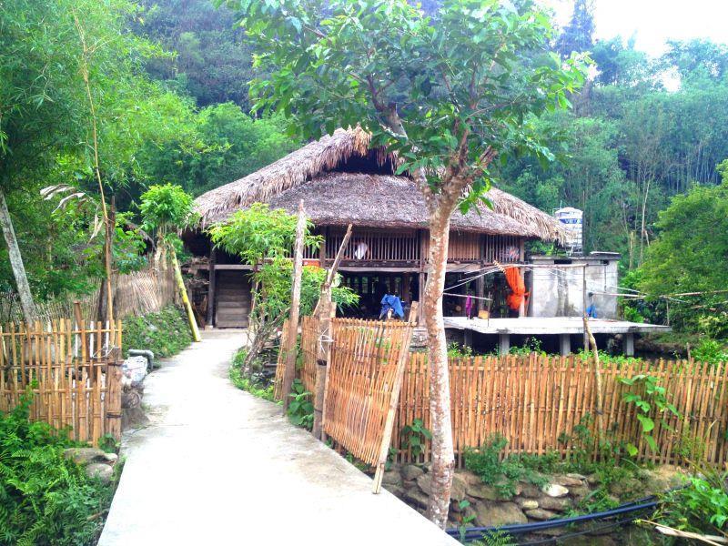 Apartmán Thon Tha Tay Stilt House Ha Giang Exteriér fotografie
