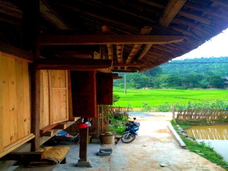 Apartmán Thon Tha Tay Stilt House Ha Giang Exteriér fotografie