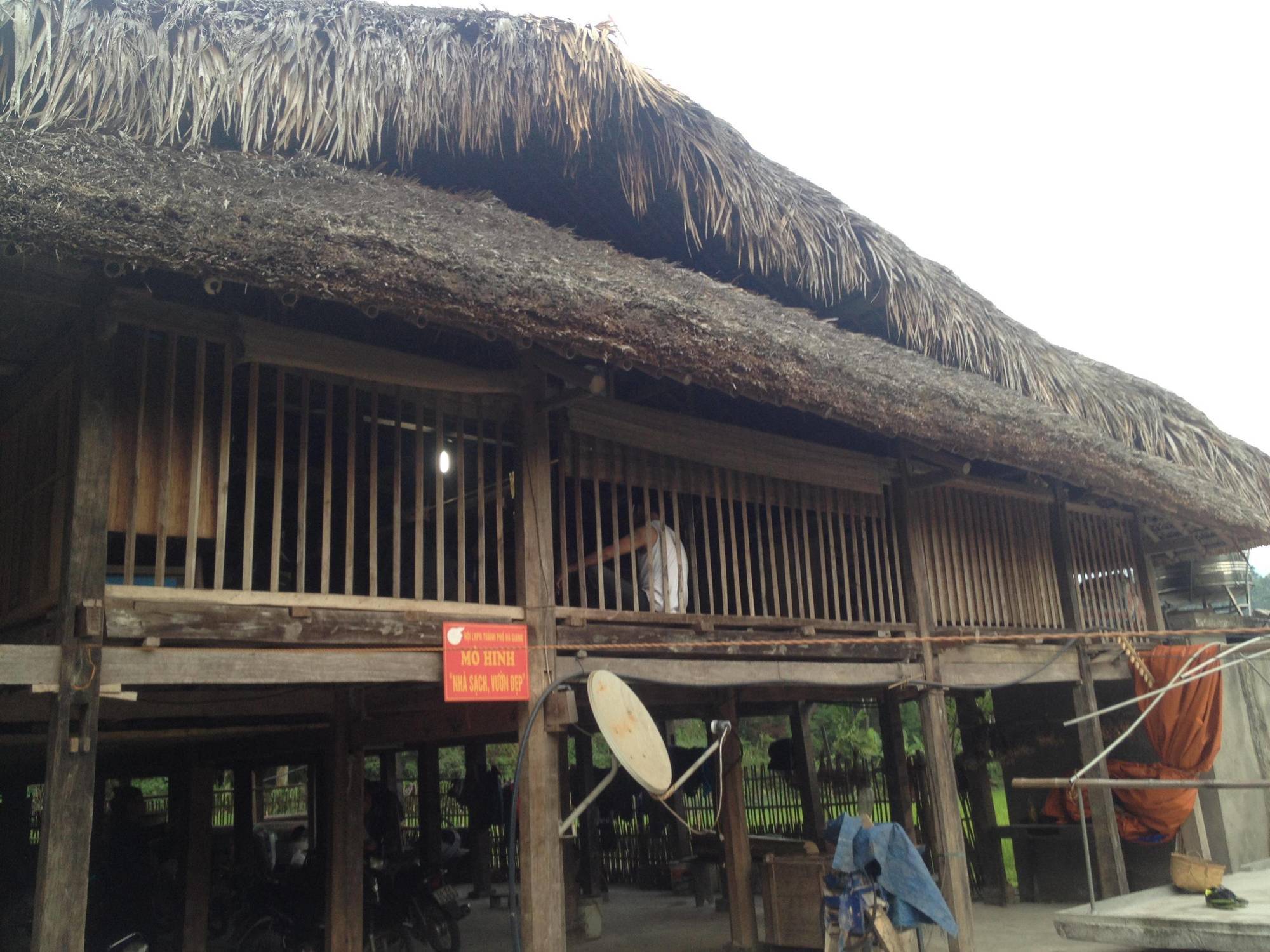 Apartmán Thon Tha Tay Stilt House Ha Giang Exteriér fotografie